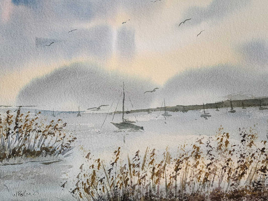 After the Rain - Original Watercolor Painting