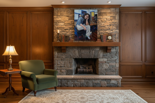 A Moment to Reflect — Traditional Living Room